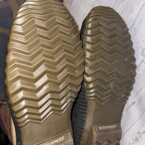 SOREL Men’s Brown Waterproof Winter Boots Size 9.5 - Picture 6 of 9